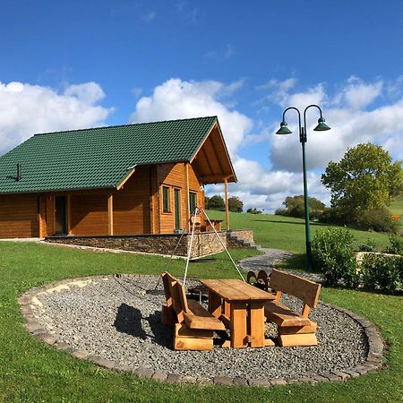 Holzhaus Onkel Fritz Mit Sauna Und Whirlwanne Esch  Eksteriør bilde