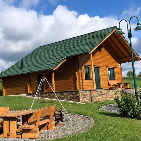 Holzhaus Onkel Fritz Mit Sauna Und Whirlwanne Esch  Eksteriør bilde